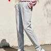 Anta Sports Lifestyle Series Breathable Drawstring Knitted Joggers Women Bottoms Gray 962517307S-2