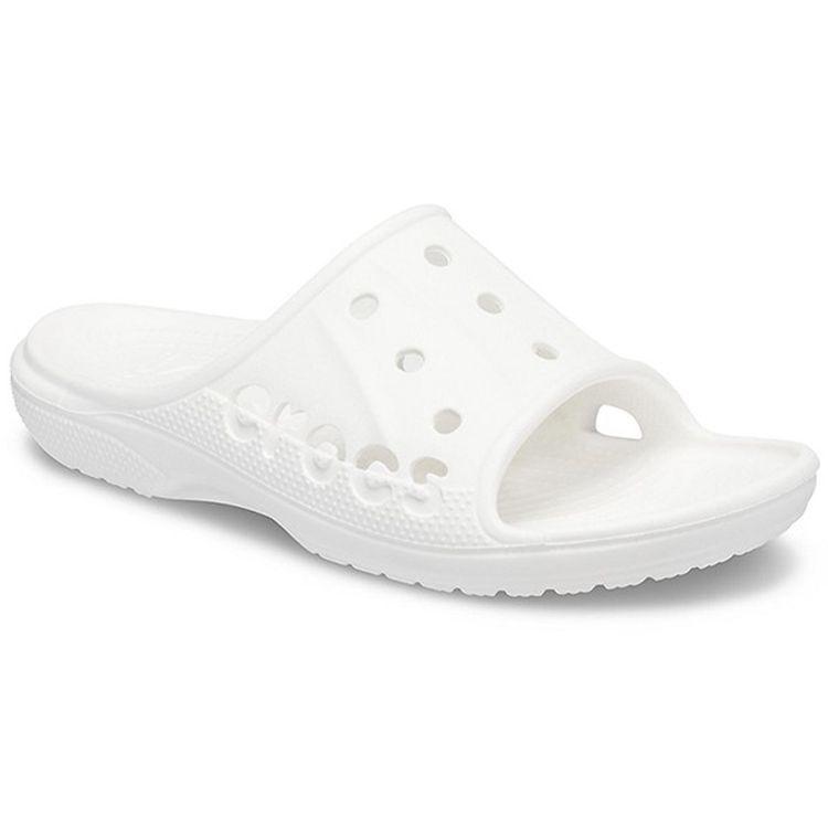 Crocs Baya Simple Casual Slide Sandals Men Sandals White 12000-100