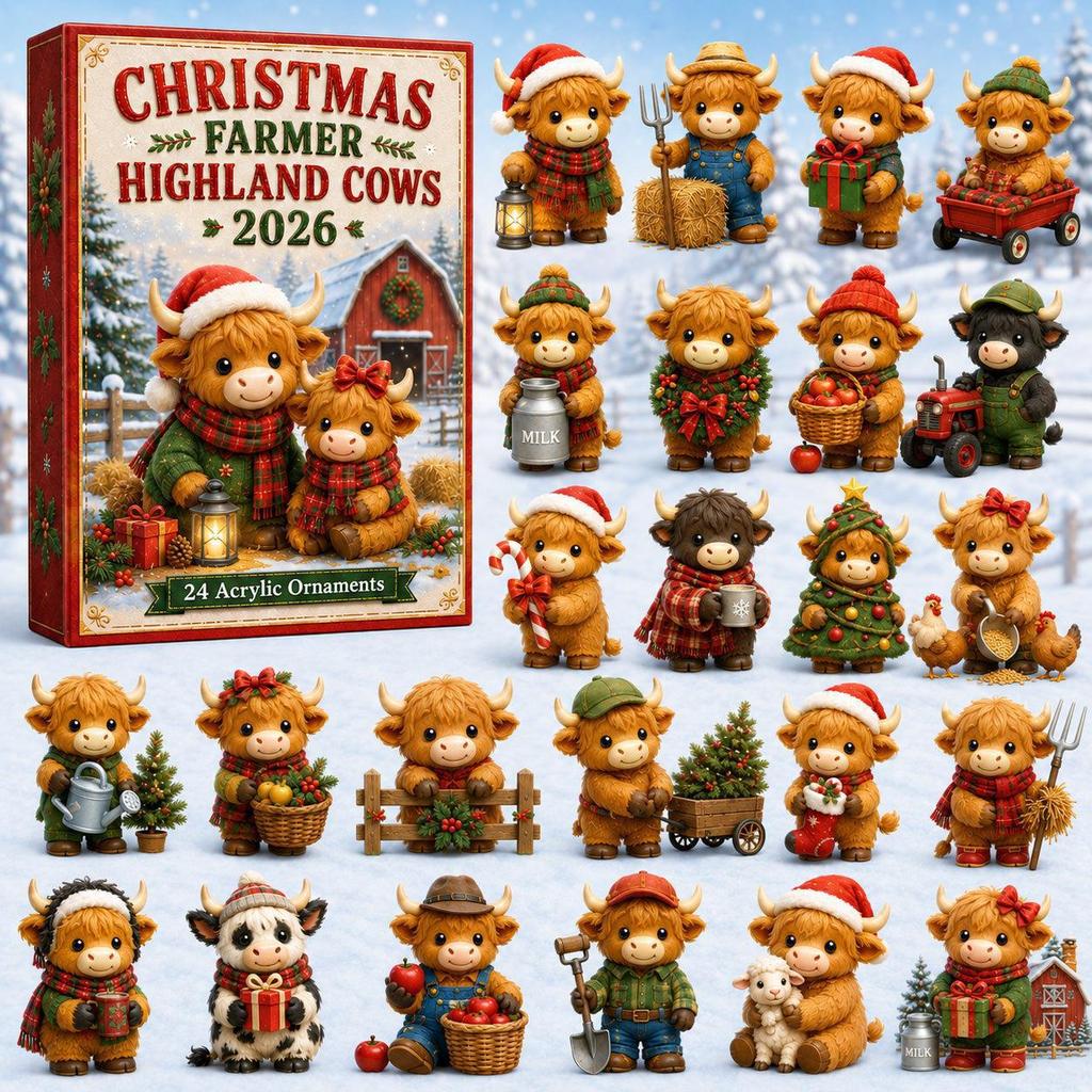 Weihnachts-Adventskalender 2026 – Feiertags-Blindbox-Kalender im Tier-Thema