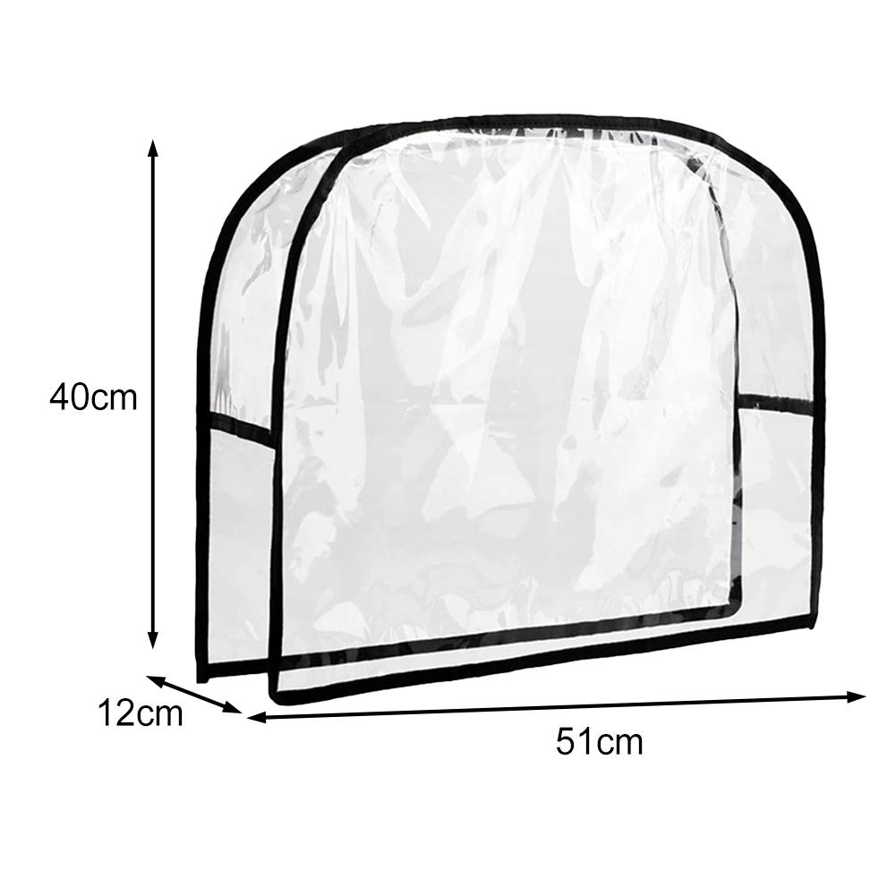 

1pc Chair Back Cover PVC Transparent Salon Chair Back Cover Suitable For Most Standard Chairs To Prevent Stains