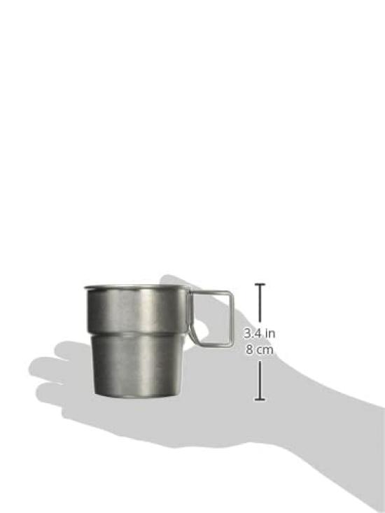 VINTAGE INOX Vintage Stacking Mug, 300ml, Made in Japan, Authentic VINTAGEINOX Product. Perfect for outdoor activities like camping, glamping, and