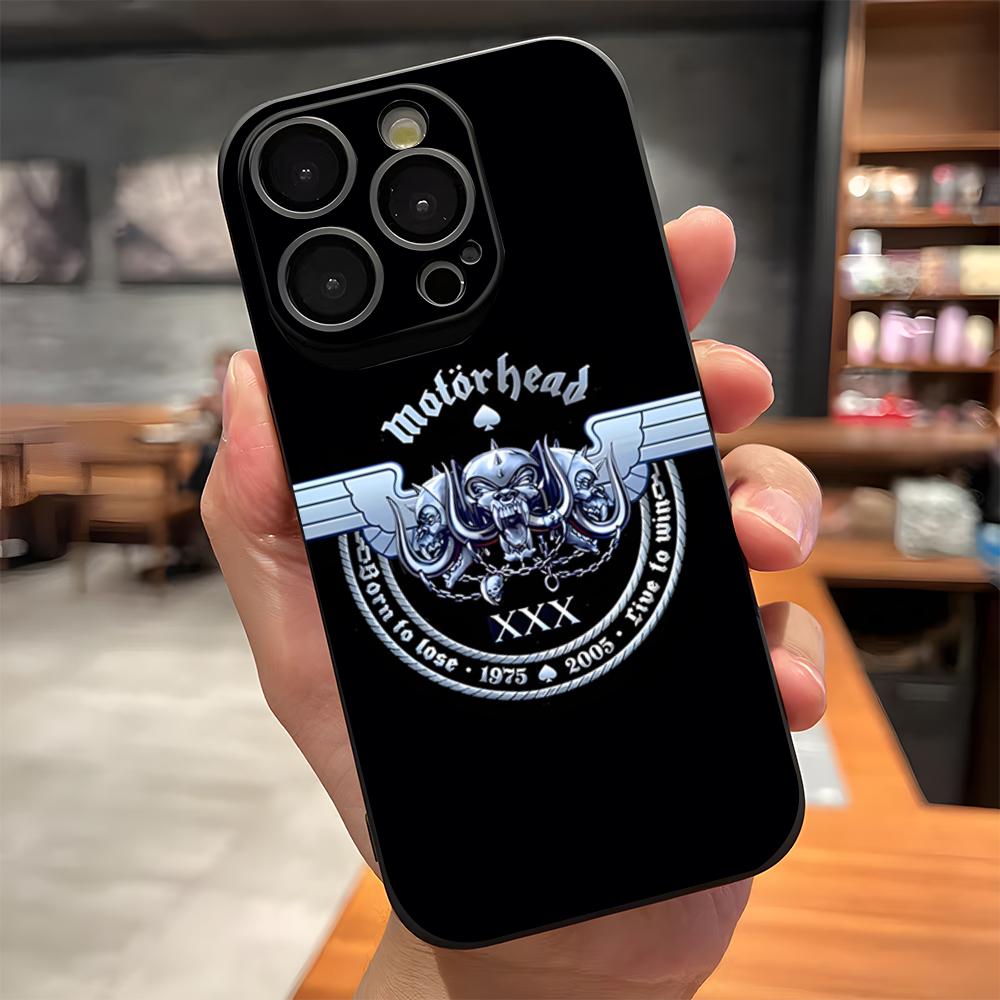 M-Motorhead Band Phone Case For IPhone 17 Pro Max 15 Pro 16 14 Plus 12 13 Mini 11 Pro Shockproof Soft Cover