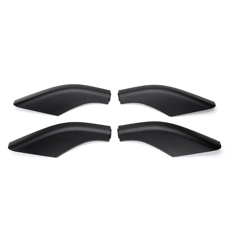 For Land Rover Freelander 2 2006-13 4PCS Black ABS Car Roof Rack Rail End Shell