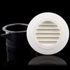 Plastic Round Air Exhaust Vent Grille Cover Wall Ventilation Inlet Outlet Eco friendly ABS Plastic Construction