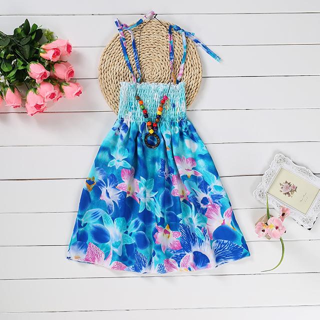 Robe d'été à fleurs pour filles, à bretelles, volants, Bohème, Plage, Princesses, Vêtements pour filles 2 6 8 12 ans