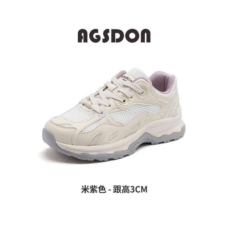 Augustine Daddy Shoes New Autumn Light Sports Running Shoes Mesh Outdoor Hiking Hiking Shoes 35