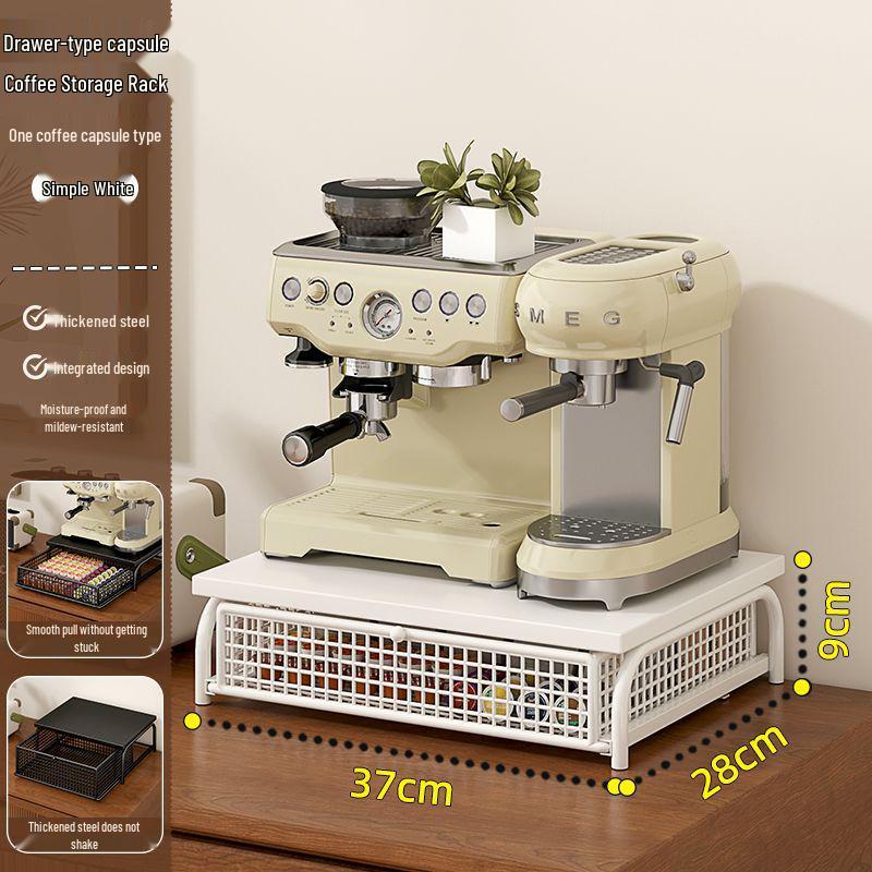 

Настенный стеллаж для хранения для домашней кофейни: Настольный органайзер для кофемашины, посуды, капсул и чашек