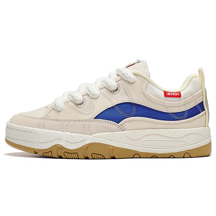 

Новые LiNing Reputation 3 Renowned 3.0 Противоскользящие Износостойкие Низкие Кеды для Скейтборда Женские Бежево-Синие AGCT182-1 37