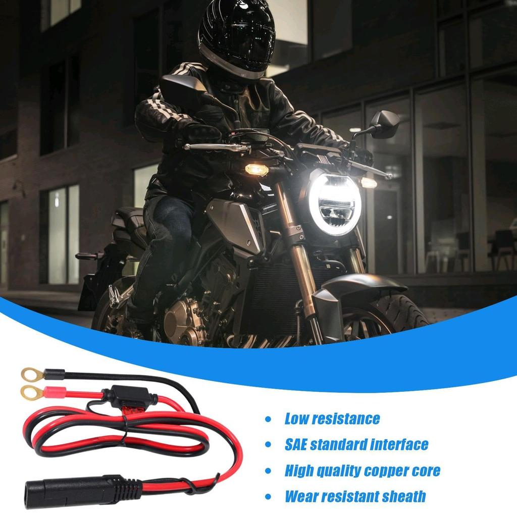 SAE Extension Cable, Bike Charger Cord, Quick Connect Car Charger Cord -