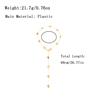 French Retro Geometric Imitation Pearl Long Sweater Chain Niche Temperament Irregular Necklace