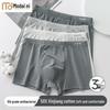 Men's Modal Cotton Blend Antibacterial Plus Size Loose Boxer Briefs (3-Pack)