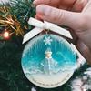 Friends Ornaments For Women 2D Acrylic Christmas Ornament Acrylic Friendship Pendant For Tree For Outdoor Windowsills Yard