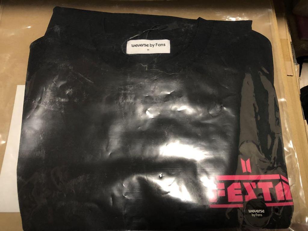 [USED] BTS FESTA 2024 byfans Customized Logo T-Shirt, Size M