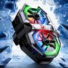double  Semiconductor Cooling Chip Mobile Phone Coolers with Color  Light & Temp Display Cooling System for Gaming & Str