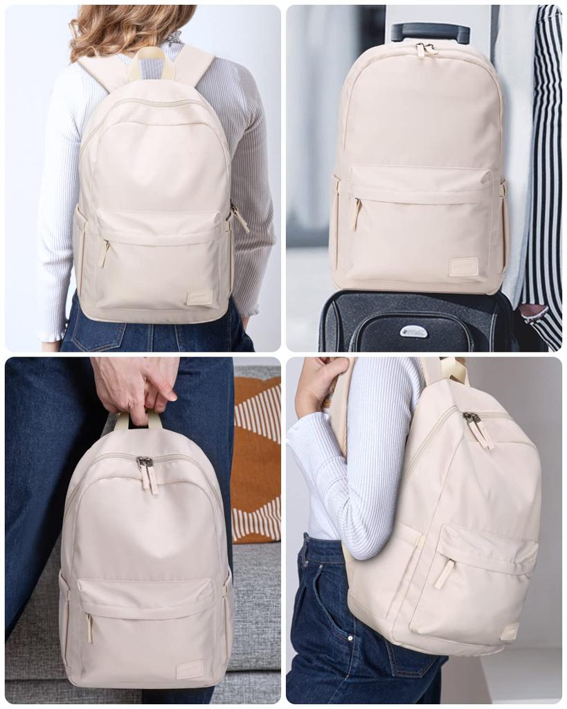 HOMIEE Lightweight School Commuter Adult A4 High School 15 Fits Business Diaper Large Gift Women's Backpack, Bag, Bag, Size, Student, Pockets,