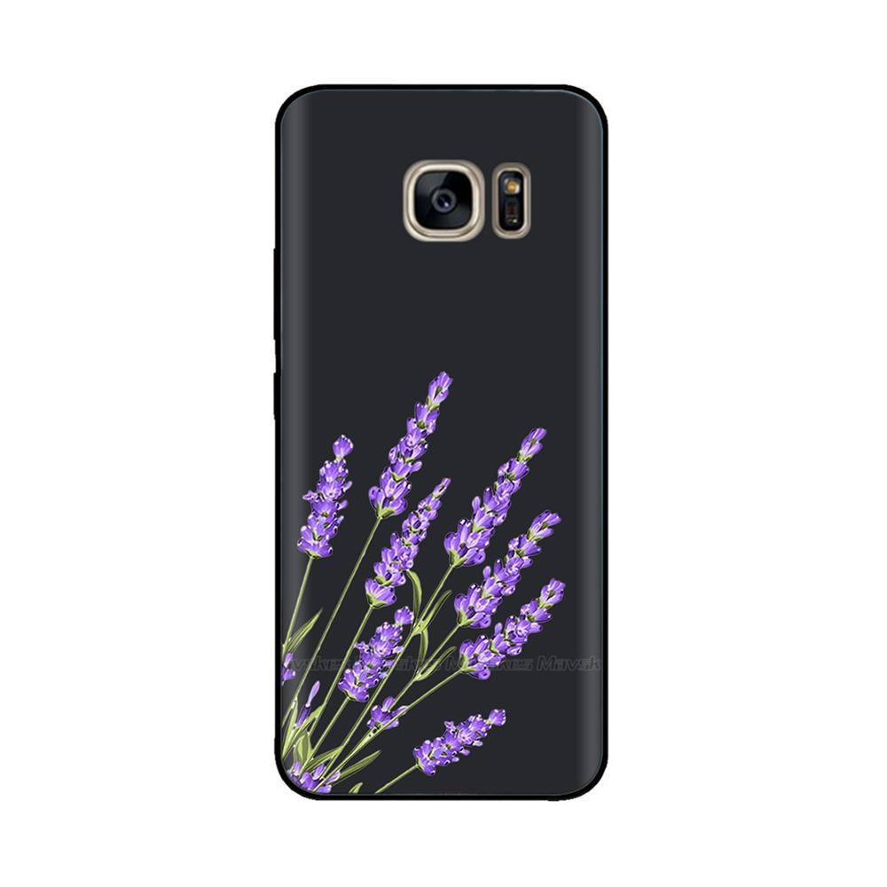 Black Silicone Case For Samsung Galaxy S6 Edge Case Soft TPU Cover For Samsung Galaxy S6 S 6 Edge Case Cover Bumper Coque Para