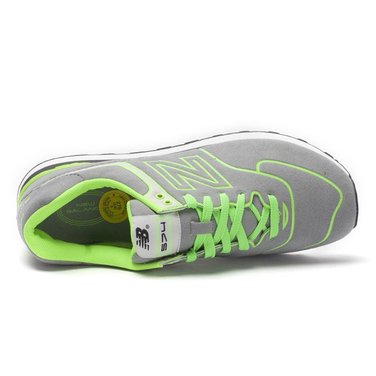 New Balance Nb 574 Neon Lights Scarpe da Corsa Basse Uomo sneaker Grigio Verde ML574NEY