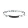 Bracelet - SZS88 - Steel - Black - 215mm - Men
