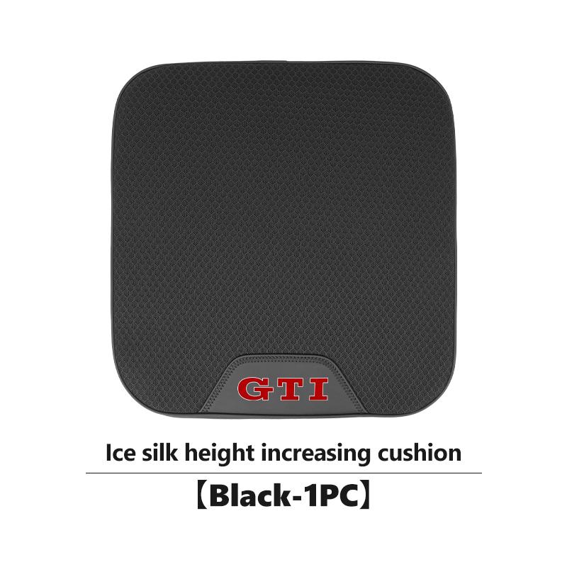 Car Sticker Hub Caps Universal Car Height Boost Seat Pad Ice Silk Breathable Memory Foam For Volkswagen VW Polo Jetta Sagitar Ma