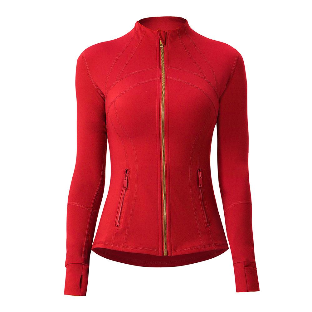 Women's Slim-Fit Double-Sided Brushed Yoga Jacket