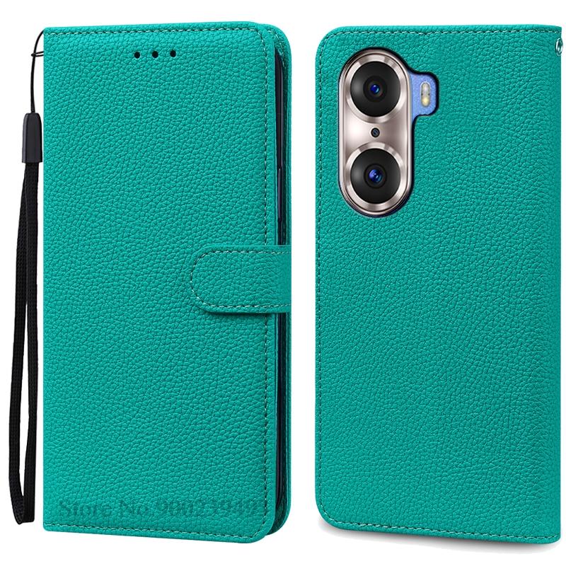 For Honor 60 Pro Case Honor 60 Case Silicone Soft Leather Flip Case For Honor 60 Pro Wallet Cover Phone Fundas Coque