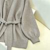 Cardigan Taglie Forti da Donna, Manica Lunga per Autunno e Inverno