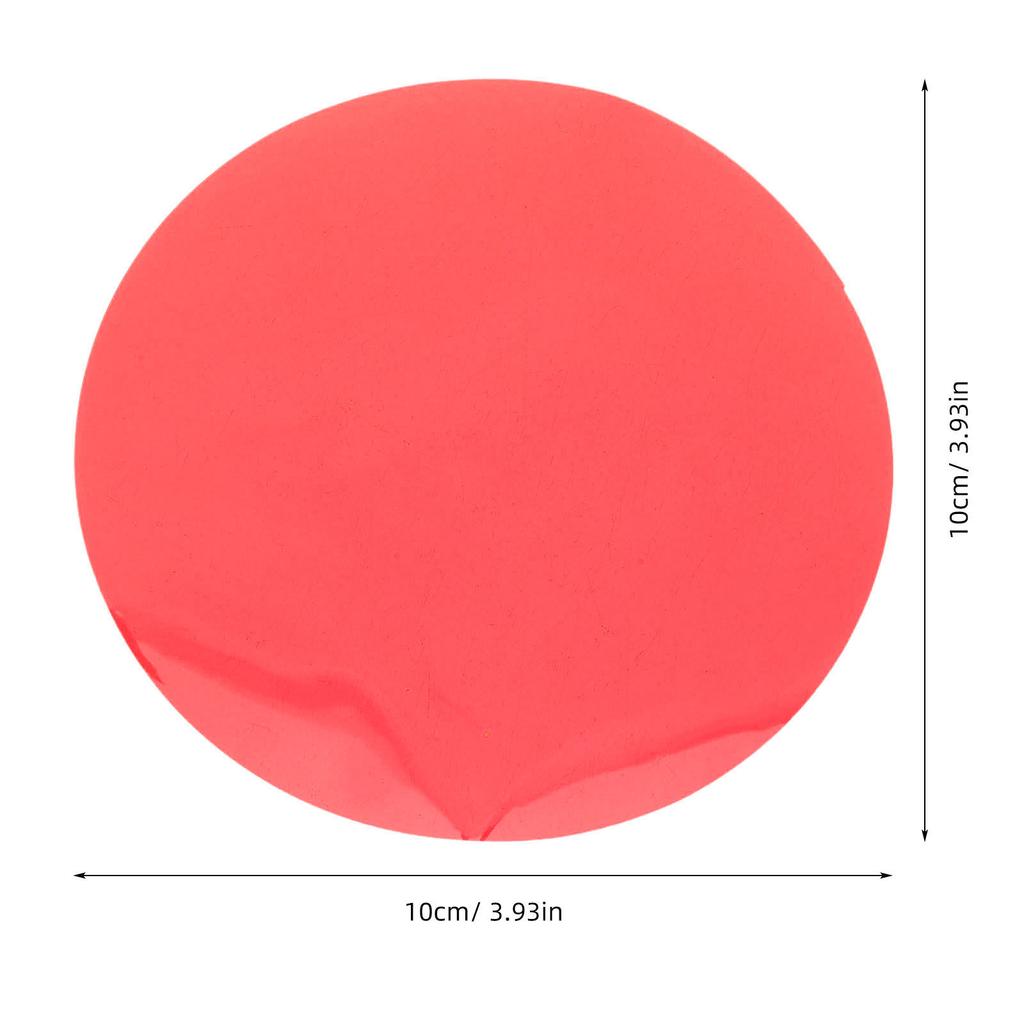 15Pcs Transparent Color Gel Filter Sheets Easy Install Lamp Headlight Color Correction Film for Cozy Lighting Setup
