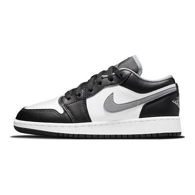 Air 1 Low GS Black Medium Grey Kids Sneakers White 553560-040