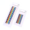1/3 Sets Plastic Colourful C-Type Marker Number Tag Label Cable Markers For 2-3mm Wire Conspicuous And Easy To Identify