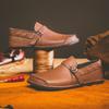 Fashion Designer Brand Retro Business Shoes Classic Brown Men's Leather Casual Shoes Soft Sole Comfortable Men's Business Dress Shoes