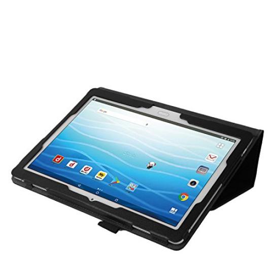 Wisers Docomo Dtab Sharp Inch Tablet with Touch Pen and Protective Film Docomo Case Cover New Black d-41A SH-T01 10.1 [2020 Model]