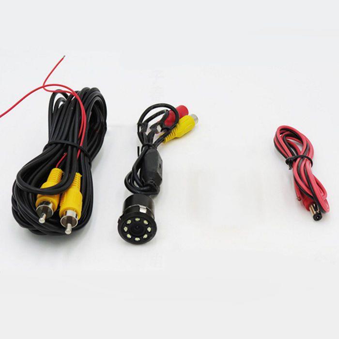HD reversing camera starlight night vision 18.5 waterproof car rear camera 8 lamp style