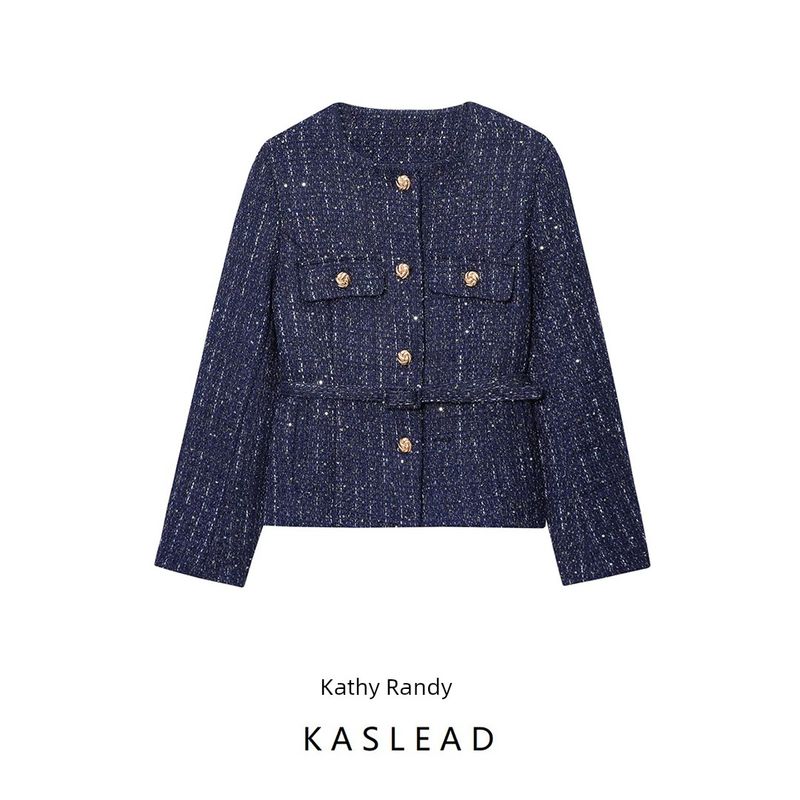 Kaslead New Women Clothes Western Style Fashion Simple and Versatile Rove Long Sleeve Outerwear