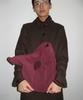 Pote 0007 Layered Pouch Hobo Bag_Suede Plum