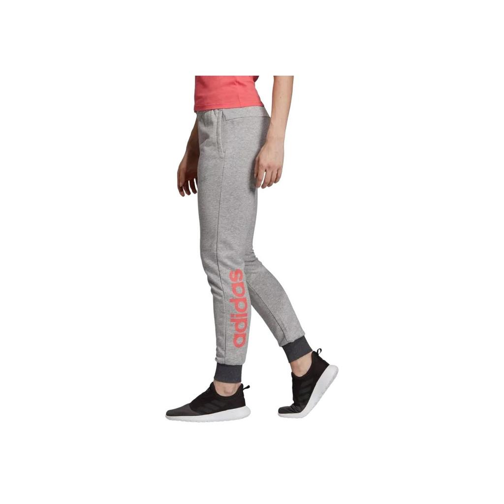 adidas Womens E Lin Pant Comfortable Stylish Knitted Sports Pants Women Pants Gray DU0700