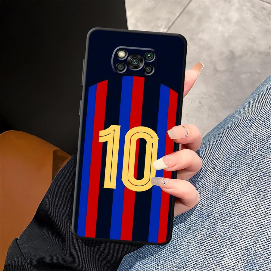 Football Numbers 7 10 Funda Phone Cover Case for Xiaomi Poco F8 M5 X3 X4 X5 X7 Pro C75 C71 F1 F3 C61 M3 M4 M7 Pro C50