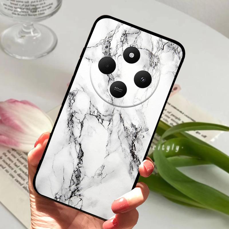 For Redmi 14R 5G Case 14 R Shockproof Silicone TPU Balck Matte Phone Cover For Xiaomi Poco C75 4G C 75 Protective Bumper Fundas