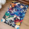 1pc Cartoon Rockman Game Megaman1 Print Area Rug - Soft, Washable Non-Slip Indoor Mat for Office Chairs, Living Room, Home Office Decorative Rug