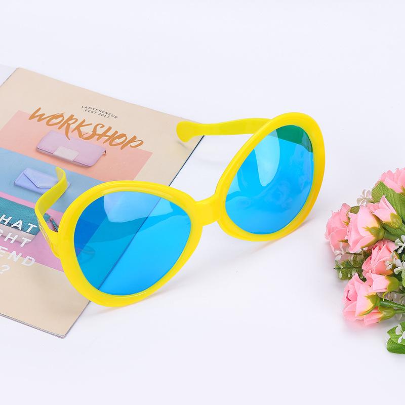 

1pc Hot Oversized Plastic Glow Glasses Funny Big Sunglasses Heart Shape Masquerade Birthday Party Decoration Supplies Party Prop