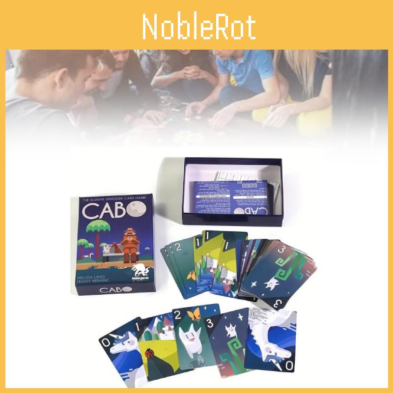 Cabo Gra Karciana Wersja Angielska Wciągająca Gra Planszowa Zarządzania Pamięcią Dla 2-4 Graczy