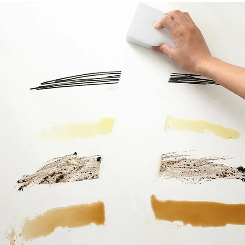 5/50 KS Melaminová houbička Magická houbička Guma Melaminová houbička Čisticí houbičky na kuchyň Koupelna Čisticí nástroje