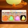 Silicone Pear Night Light: Cute Bedside Lamp for Girls' Birthday Gift