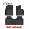 for Xpeng G6 2024 2025 Car Floor Mats Cargo Liner Trunk Pad TPE 3D Xiaopeng Foot Mat Waterproof Odorless Tray Set LHD & RHD