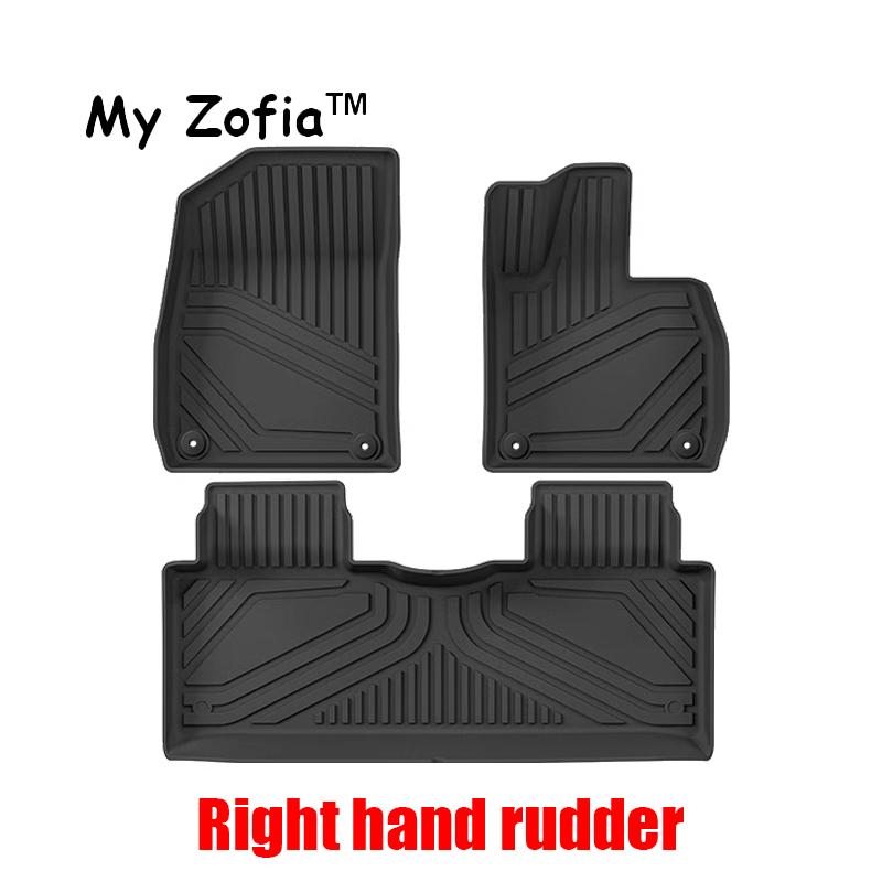 for Xpeng G6 2024 2025 Car Floor Mats Cargo Liner Trunk Pad TPE 3D Xiaopeng Foot Mat Waterproof Odorless Tray Set LHD & RHD