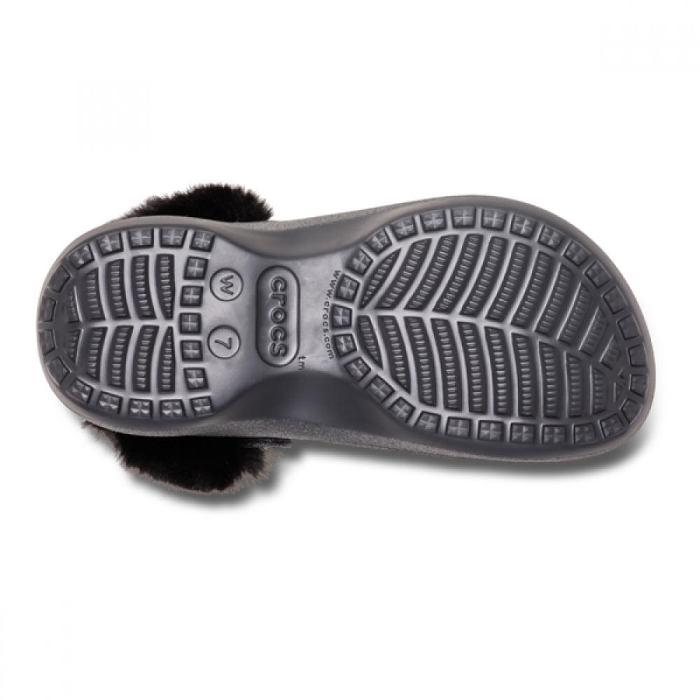 Crocs Women S claSSic Platform Fuzz Lined Clog 211922 001