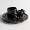 Ceramic Incense Burner Cat Tray Candle HolderPalo Santo Smudge Bowl Aromatherapy Decor Incense Burner for Meditation Room Decor