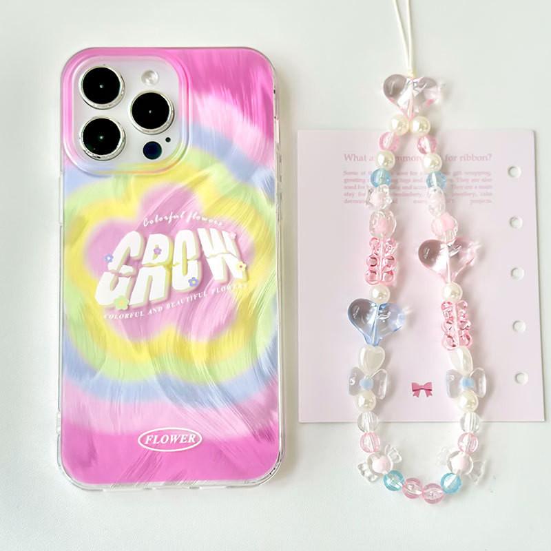 

Чехол-шнурок для телефона, совместимый и подходящий для iPhone15 14 13 12 11promax xsmax xr 7 8plus, большое отверстие, прозрачный, цветной 7/8