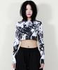 Deumakeu Punk Graphic Crop T-Shirt