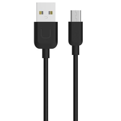 USAMS microUSB Cable 1m Fast Charging Black