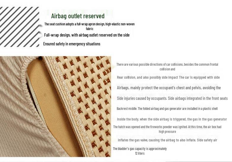 Ice Silk Car Seat Covers for Geely: All-Season, Universal Fit for Binyue, Vision X3/X6, and Xingrui L